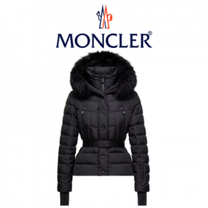 [WOMEN] MONCLER Beverley 후드 트리밍 스키 다운 자켓