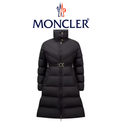 [2 COLOR ] MONCLER Brou 사선 퀄팅 롱 다운 자켓