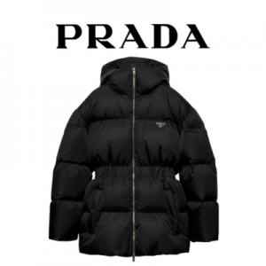 [WOMEN] PRADA 리나일론 후드 패딩