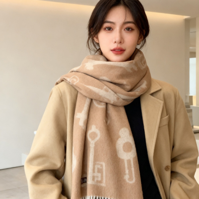 [2 COLOR] HERMES CASAQUE KEY 머플러