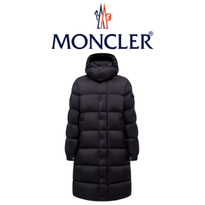 [남녀공용] MONCLER Hanoverian 후드 롱 다운 자켓