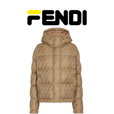 [남녀공용] FENDI FF 나일론 푸퍼 다운 자켓